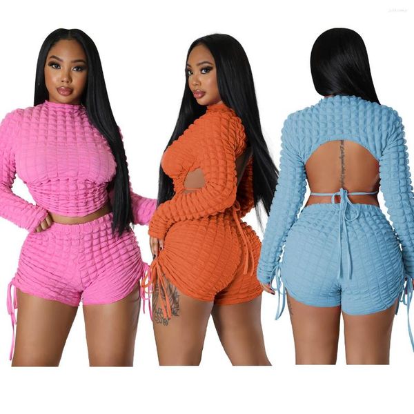 african shorts sets women lace up backless and shorts suit fashion new solid jacquard casual homewear african outfits, White
african shorts sets women lace up backless and shorts suit fashion new solid jacquard casual homewear african outfits, White