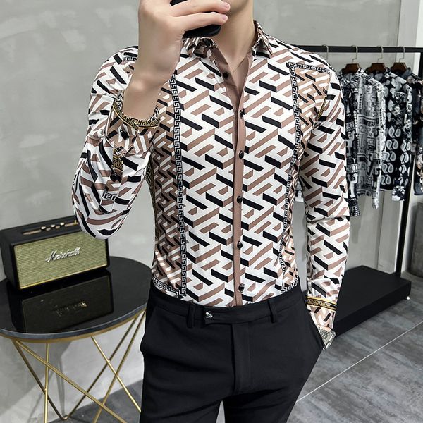 men's casual shirts lifenwenna men's classic geometric print shirt spring autumn retro casual slim fit long sleeve shirts men part, White;black
men's casual shirts lifenwenna men's classic geometric print shirt spring autumn retro casual slim fit long sleeve shirts men part, White;black