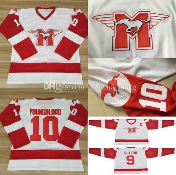 10 dean youngblood hamilton mustangs hockey jerseys 9 sutton moive white red all stiched men's uniforms fast shipping, Black;red
10 dean youngblood hamilton mustangs hockey jerseys 9 sutton moive white red all stiched men's uniforms fast shipping, Black;red