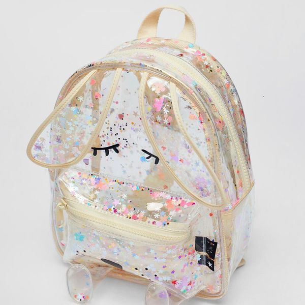 school bags summer sequins glittering bunny shape transparent backpack shopping glitter cute children ladies shoulder bag 230320
school bags summer sequins glittering bunny shape transparent backpack shopping glitter cute children ladies shoulder bag 230320