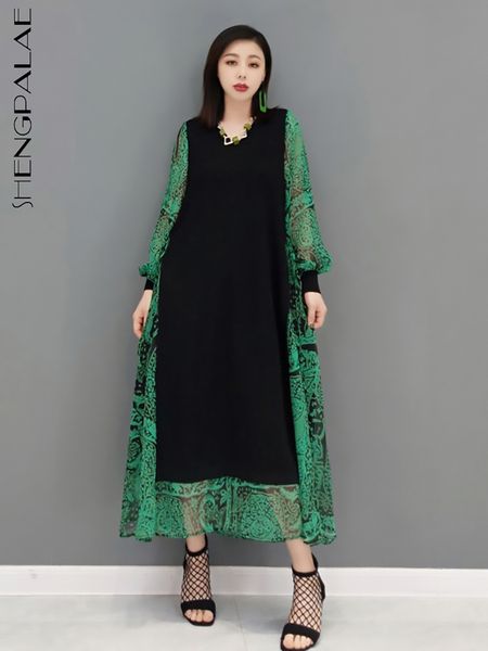 casual dresses shengpalae fashion printed spliced lace knitted derss women autumn round neck loose long sleeve mid-calf dresses female 23032, Black;gray
casual dresses shengpalae fashion printed spliced lace knitted derss women autumn round neck loose long sleeve mid-calf dresses female 23032, Black;gray