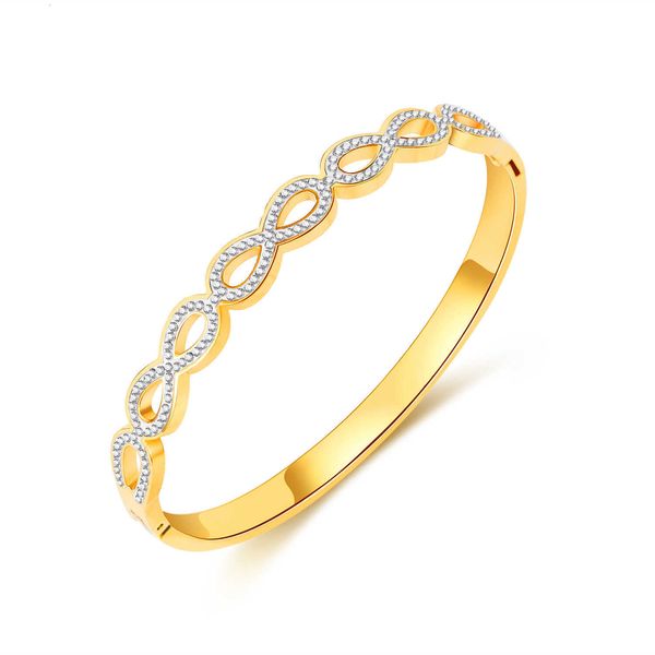 luxury ornamentsstainless steel infinity bracelet for women zircon friendship bracelets bangles wedding gift, Silver
luxury ornamentsstainless steel infinity bracelet for women zircon friendship bracelets bangles wedding gift, Silver