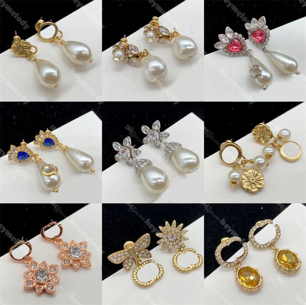 chic designer pearl pendant studs women date diamond earrings flower hoop earrings jewelry party wedding birthday gift, Golden;silver
chic designer pearl pendant studs women date diamond earrings flower hoop earrings jewelry party wedding birthday gift, Golden;silver