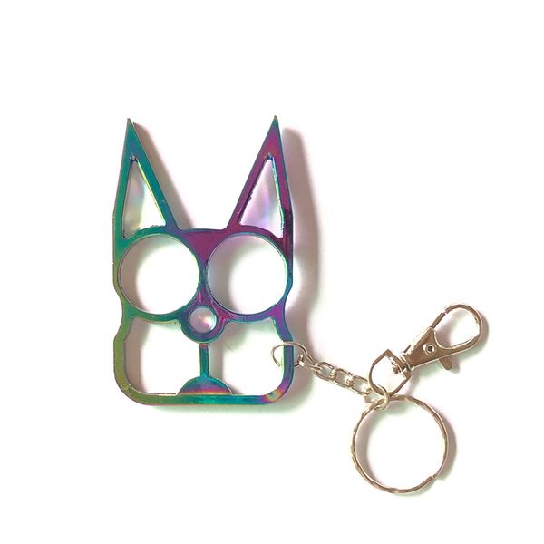 16 colors key chain multifunctional defense keychains cat cartoon cats finger tiger set self-defense broken windows machine buckle pendant b, Silver
16 colors key chain multifunctional defense keychains cat cartoon cats finger tiger set self-defense broken windows machine buckle pendant b, Silver