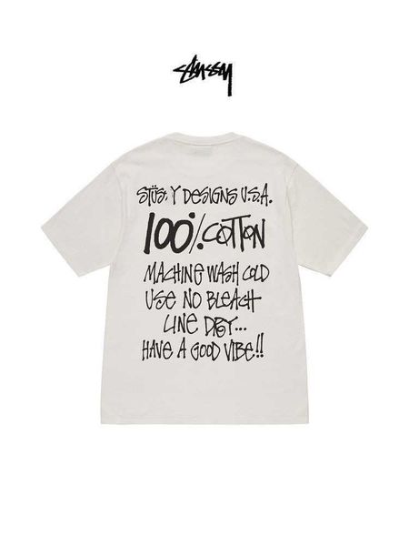 stussx t-shirt 2023 creative 100% cotton graffiti print short sleeve t-shirt men's and women's couple fashion brand ins, White;black
stussx t-shirt 2023 creative 100% cotton graffiti print short sleeve t-shirt men's and women's couple fashion brand ins, White;black