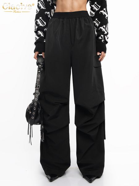 women's pants capris clacive fashion loose black cargo pants women elegant elastic waist full length pants casual straight trousers fem, Black;white
women's pants capris clacive fashion loose black cargo pants women elegant elastic waist full length pants casual straight trousers fem, Black;white
