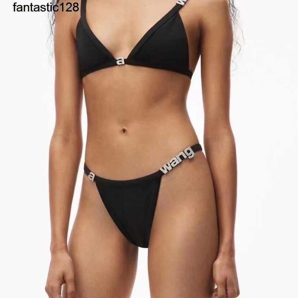 wonmen ladies letter wang designer bikini set fashion women's swimsuit simple strap set casual thin slim beachwear with waist, White;black
wonmen ladies letter wang designer bikini set fashion women's swimsuit simple strap set casual thin slim beachwear with waist, White;black