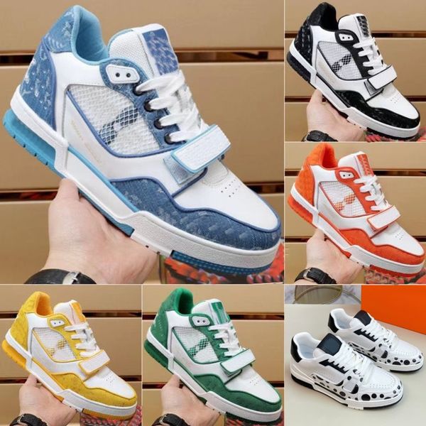 designer shoes men sneakers vintage trainer platform trainers denim monograms shoes rubber canvas leather sneaker with box 38-46, Black
designer shoes men sneakers vintage trainer platform trainers denim monograms shoes rubber canvas leather sneaker with box 38-46, Black