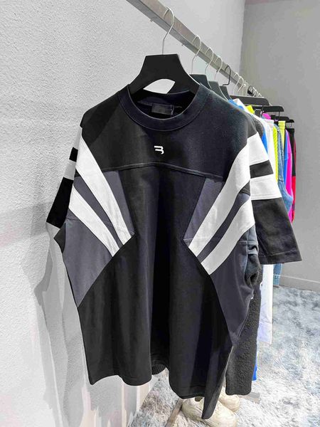 plush t shirt designer luxury coats balciga paris edition b sports splice letter embroidery loose os fashion men's and women's tsh, Black
plush t shirt designer luxury coats balciga paris edition b sports splice letter embroidery loose os fashion men's and women's tsh, Black