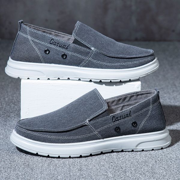 dress shoes summer men's canvas fashion slip on flat casual sneakers male light soft sole large size footwear zapatillas hombre 230320, Black
dress shoes summer men's canvas fashion slip on flat casual sneakers male light soft sole large size footwear zapatillas hombre 230320, Black