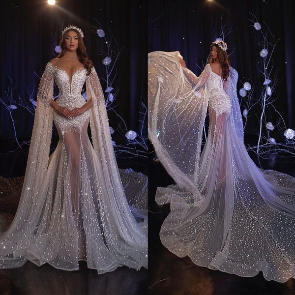 illusion pearls mermaid wedding dresses elegant v neck bridal gowns custom made buttons dress vestido de novia, White
illusion pearls mermaid wedding dresses elegant v neck bridal gowns custom made buttons dress vestido de novia, White