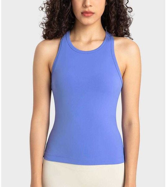 lu-343 slim fit yoga tank women's high elastic nude sports fitness yoga shirt dress breathable running gym clothes, White
lu-343 slim fit yoga tank women's high elastic nude sports fitness yoga shirt dress breathable running gym clothes, White