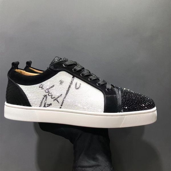 dress shoes fashion leather low men s shoes flat casual board women s couples red soled 230321, Black
dress shoes fashion leather low men s shoes flat casual board women s couples red soled 230321, Black
