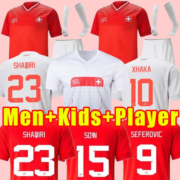 2022 switzerland soccer jersey national team 22 23 swiss vargas akanji xhaha elvedi embolo shaqiri home away football men and kids shirt pla, Black;yellow
2022 switzerland soccer jersey national team 22 23 swiss vargas akanji xhaha elvedi embolo shaqiri home away football men and kids shirt pla, Black;yellow