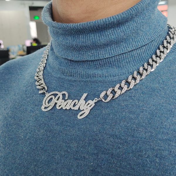 pendant necklaces customized stainless steel words name 1 2cm cuban chain miami link for men women hip hop jewelry 230321, Silver
pendant necklaces customized stainless steel words name 1 2cm cuban chain miami link for men women hip hop jewelry 230321, Silver