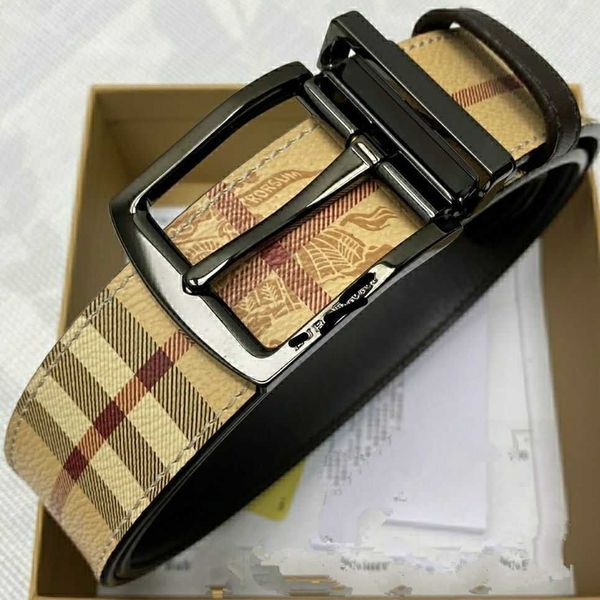 2023 new plaid barboli belt men's leather cowhide fashion b button pants women's versatile needle, Silver
2023 new plaid barboli belt men's leather cowhide fashion b button pants women's versatile needle, Silver