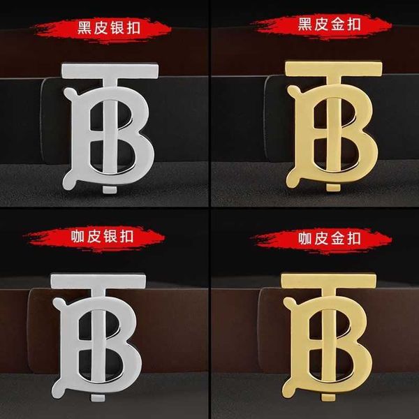2020 new network red belt men's leather smooth buckle brand casual b letter fashion label, Silver
2020 new network red belt men's leather smooth buckle brand casual b letter fashion label, Silver