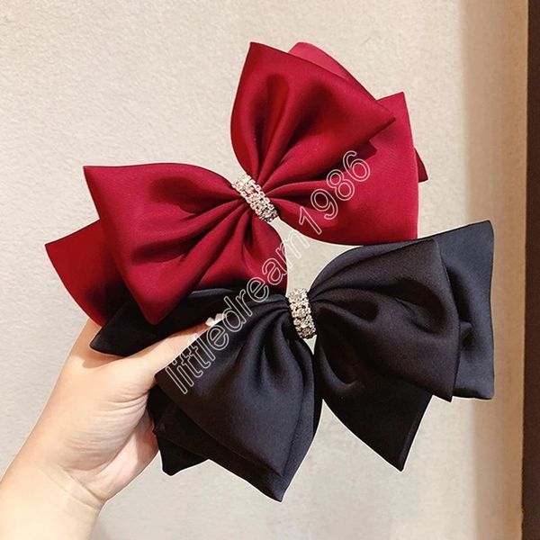 clamps retro vintage rhinestone big bow hair clips barrette hairpin for women girls for holiday gift hair accessories headwear ornament, Golden;silver
clamps retro vintage rhinestone big bow hair clips barrette hairpin for women girls for holiday gift hair accessories headwear ornament, Golden;silver