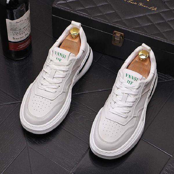 fashion men small white shoes 2023 new white sports casual shoes lace up match color thick bottom breathable sneakers d2a55, Black
fashion men small white shoes 2023 new white sports casual shoes lace up match color thick bottom breathable sneakers d2a55, Black