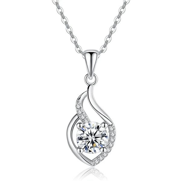 temperament bridal wedding necklace white cubic zirconia pendant elegant women's neck accessories statement jewelry, Silver
temperament bridal wedding necklace white cubic zirconia pendant elegant women's neck accessories statement jewelry, Silver