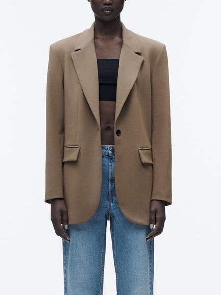 women's suits blazers traf 2023 spring autumn women ol blazer coats vintage notched long sleeve single button jackets outerwear 230321, White;black
women's suits blazers traf 2023 spring autumn women ol blazer coats vintage notched long sleeve single button jackets outerwear 230321, White;black