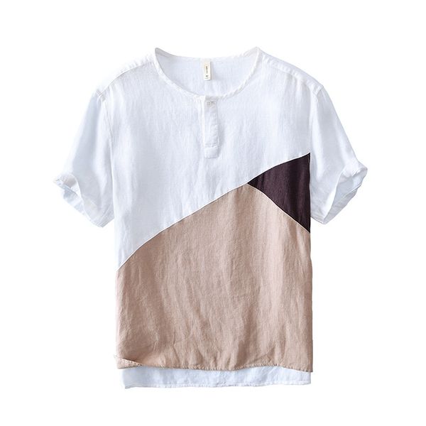 men's t-shirts new summer short -sleeved liney t-shirt color casual hemp, semi -sleeve body shirt, round necklads, loose jacket jacket, White;black
men's t-shirts new summer short -sleeved liney t-shirt color casual hemp, semi -sleeve body shirt, round necklads, loose jacket jacket, White;black