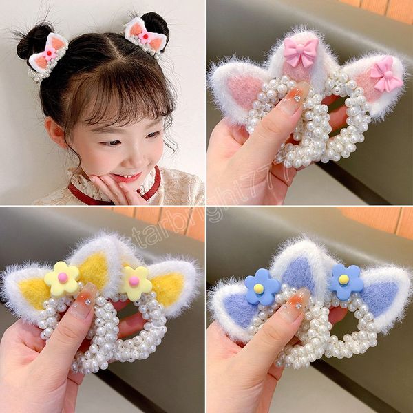 cat ear pearl hair rope girls cute elastic hair bands hair accessories children flower cartoon headbands headwear ornaments, Slivery;white
cat ear pearl hair rope girls cute elastic hair bands hair accessories children flower cartoon headbands headwear ornaments, Slivery;white