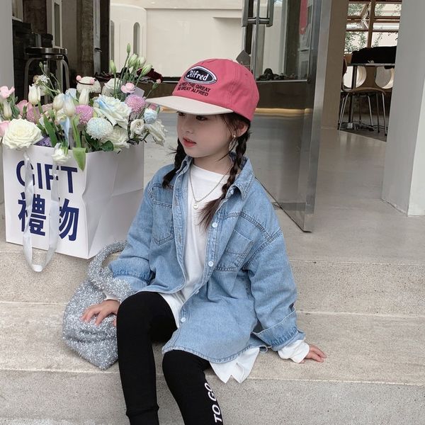 kids shirts autumn kids retro style denim shirt boys and girls loose casual long style shirts fashion cardigan 230321, White;black
kids shirts autumn kids retro style denim shirt boys and girls loose casual long style shirts fashion cardigan 230321, White;black