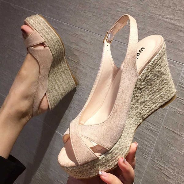 sandals cross band peep toe platform sandals women brand str bottom high heels summer wedges shoes woman flock gladiator sandalias g230321, Black
sandals cross band peep toe platform sandals women brand str bottom high heels summer wedges shoes woman flock gladiator sandalias g230321, Black