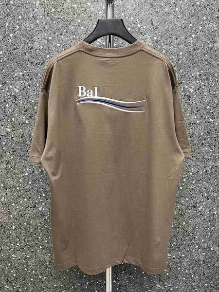 plush t shirt designer luxury coats balciga du correct version b cola bl embroidered cg wave letter loose short sleeve tshirt os 7by67, Black
plush t shirt designer luxury coats balciga du correct version b cola bl embroidered cg wave letter loose short sleeve tshirt os 7by67, Black