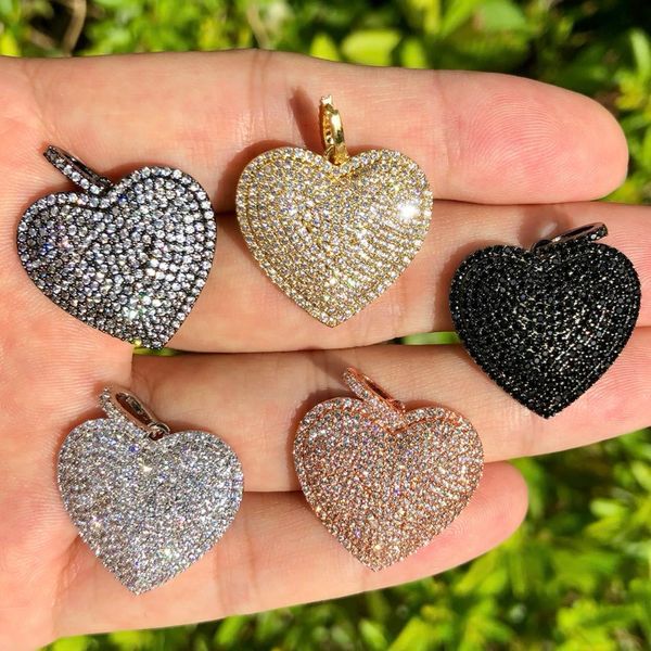 charms 5pcs heart gold plated cubic zirconia paved pendant 24x245mm for woman bracelet necklace handcraft jewelry accessories 230320, Bronze;silver
charms 5pcs heart gold plated cubic zirconia paved pendant 24x245mm for woman bracelet necklace handcraft jewelry accessories 230320, Bronze;silver