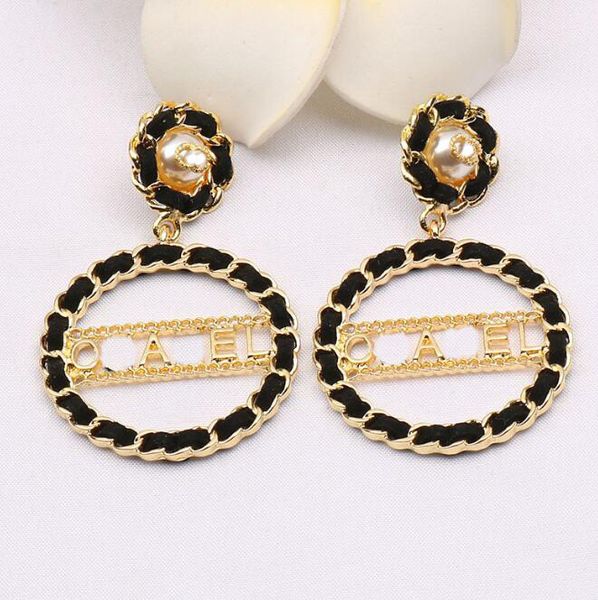 fashion luxury brand letters dangle stud geometric famous women pearl tassels 18k gold plated earring wedding party jewerlry, Silver
fashion luxury brand letters dangle stud geometric famous women pearl tassels 18k gold plated earring wedding party jewerlry, Silver