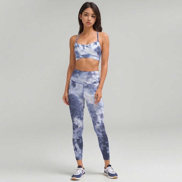 lu-010 yoga set tie dyed printed sports bra legging women's tights gym clothes tank pants underwear jogging suits, White
lu-010 yoga set tie dyed printed sports bra legging women's tights gym clothes tank pants underwear jogging suits, White