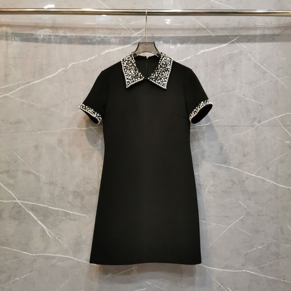 308 2023 runway dresses spring summer brand same style dress white short sleeve crew neck empire white fashion womens clothes weilan8, Black
308 2023 runway dresses spring summer brand same style dress white short sleeve crew neck empire white fashion womens clothes weilan8, Black
