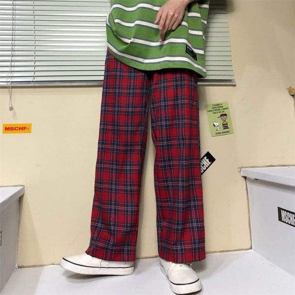 women's pants capris women gothic korean fashion oversized wide leg sweatpants harajuku red plaid classic pants streetwear checked trou, Black;white
women's pants capris women gothic korean fashion oversized wide leg sweatpants harajuku red plaid classic pants streetwear checked trou, Black;white