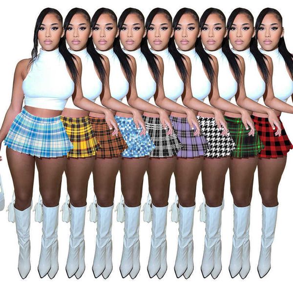 2023 new print mini pleated short tutu skirt fashion check ruffle dress clothes for women, Black
2023 new print mini pleated short tutu skirt fashion check ruffle dress clothes for women, Black