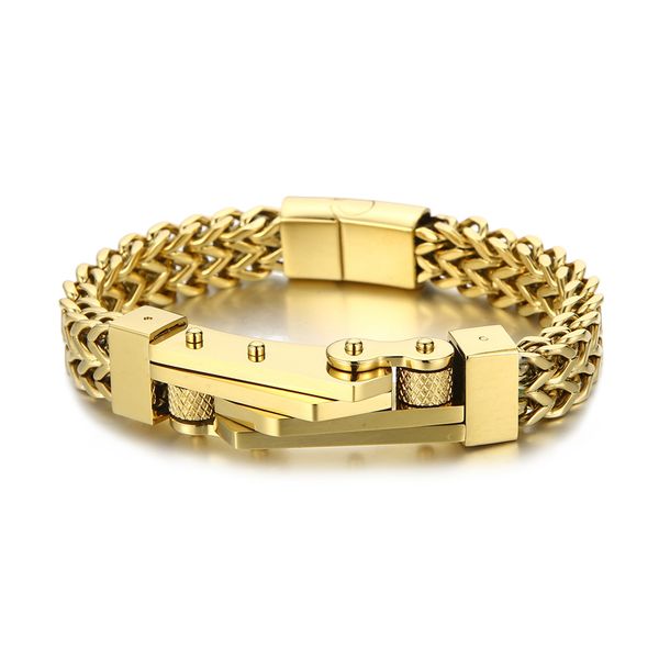 mens solid id chain bracelet stainless steel electroplated double row wheat chain bracelets hip hop personality bangle for father husband gi, Black
mens solid id chain bracelet stainless steel electroplated double row wheat chain bracelets hip hop personality bangle for father husband gi, Black