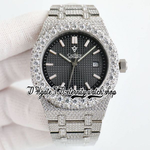 bzf sf15500 japan m8215 automatic mens watch iced out big diamond bezel black texture dial stick markers stainless steel diamonds bracelet e, Slivery;brown
bzf sf15500 japan m8215 automatic mens watch iced out big diamond bezel black texture dial stick markers stainless steel diamonds bracelet e, Slivery;brown