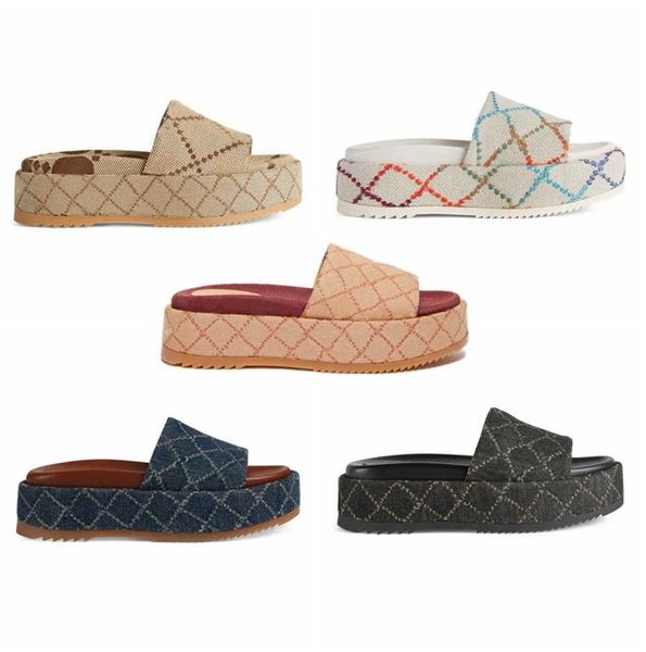 slippers womens fashion slippers 55mm platform sandals canvas wedges with box and dust bag jackdhstore bpx fashion trend 80ess, Black
slippers womens fashion slippers 55mm platform sandals canvas wedges with box and dust bag jackdhstore bpx fashion trend 80ess, Black