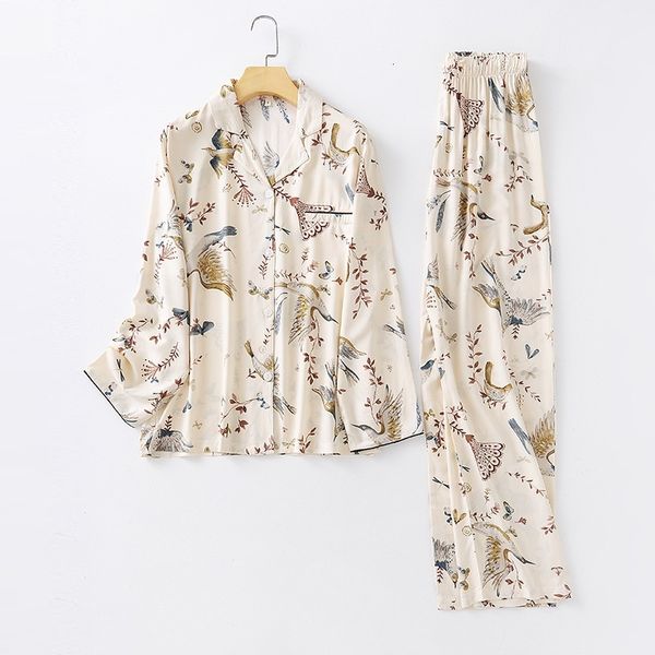 women's sleepwear spring and autumn elegant floral print cotton viscose pajamas long-sleeved trousers casual home wear cartoon pijamas, Black;red
women's sleepwear spring and autumn elegant floral print cotton viscose pajamas long-sleeved trousers casual home wear cartoon pijamas, Black;red