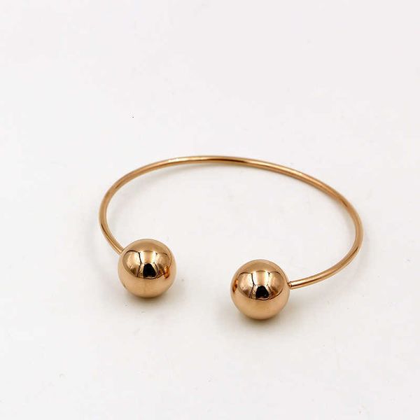 luxury ornamentstitanium stainless steel double ball open cuff bracelets bangles trendy rose gold party bangle jewelry for women, Silver
luxury ornamentstitanium stainless steel double ball open cuff bracelets bangles trendy rose gold party bangle jewelry for women, Silver