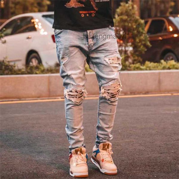 men's jeans designer fashion pants cool stylish leisure ripped brand amri hip hop high street slim fit denim elastic 3zqd patch blue b
men's jeans designer fashion pants cool stylish leisure ripped brand amri hip hop high street slim fit denim elastic 3zqd patch blue b