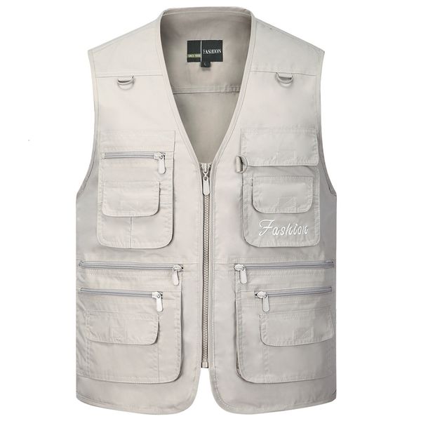 men's vests summer quick dry thin vest male with many pockets casual classic multi pocket military green pographer baggy work waistcoat, Black;white
men's vests summer quick dry thin vest male with many pockets casual classic multi pocket military green pographer baggy work waistcoat, Black;white