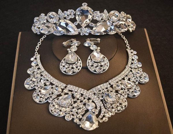 luxurious crystal bling bling bridal wedding crown necklace earring sets quinceanera party jewelry formal events bridal jewelry se1151193, White
luxurious crystal bling bling bridal wedding crown necklace earring sets quinceanera party jewelry formal events bridal jewelry se1151193, White