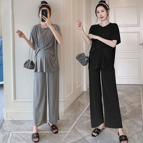 sleep lounge grosfairy pregnant women's spring summer set fashion thin loose shirt pants western style 2pcs maternity clothestshirt 230, White
sleep lounge grosfairy pregnant women's spring summer set fashion thin loose shirt pants western style 2pcs maternity clothestshirt 230, White