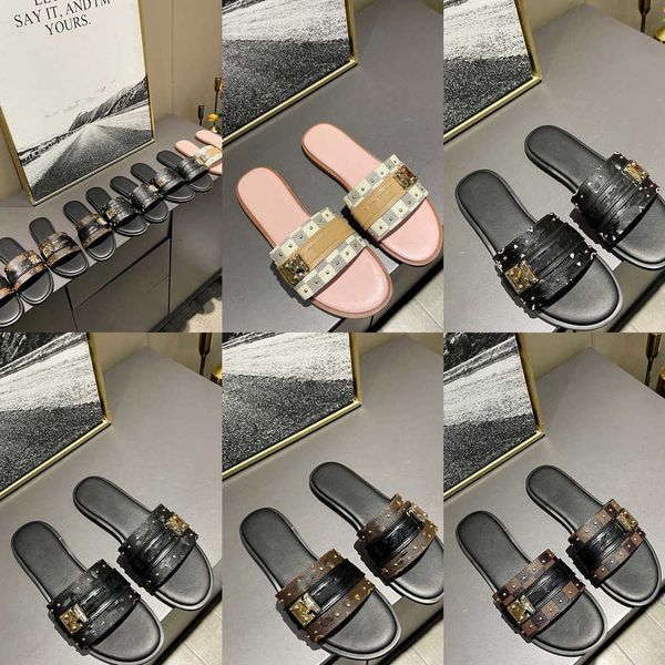 2023 designer women slippers classics lock it letters plaid monograms printing sandals floral slide summer outdoor lady flip flop, Black
2023 designer women slippers classics lock it letters plaid monograms printing sandals floral slide summer outdoor lady flip flop, Black