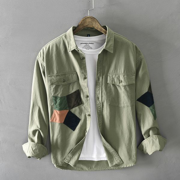 men's casual shirts z118 personality patchwork shirt thin jackets spring autumn simple casual street hip-hop double pockets lapel youth, White;black
men's casual shirts z118 personality patchwork shirt thin jackets spring autumn simple casual street hip-hop double pockets lapel youth, White;black