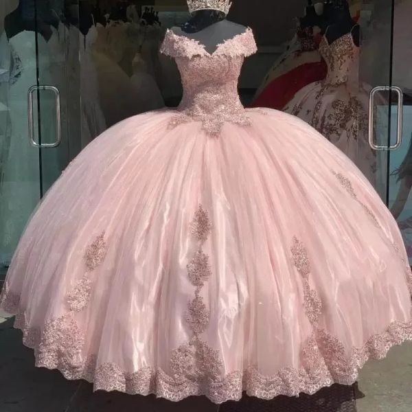 2023 pink quinceanera dresses lace applique off the shoulder straps beaded floor length tulle corset back sweet 16 party prom ball evening v, Blue;red
2023 pink quinceanera dresses lace applique off the shoulder straps beaded floor length tulle corset back sweet 16 party prom ball evening v, Blue;red
