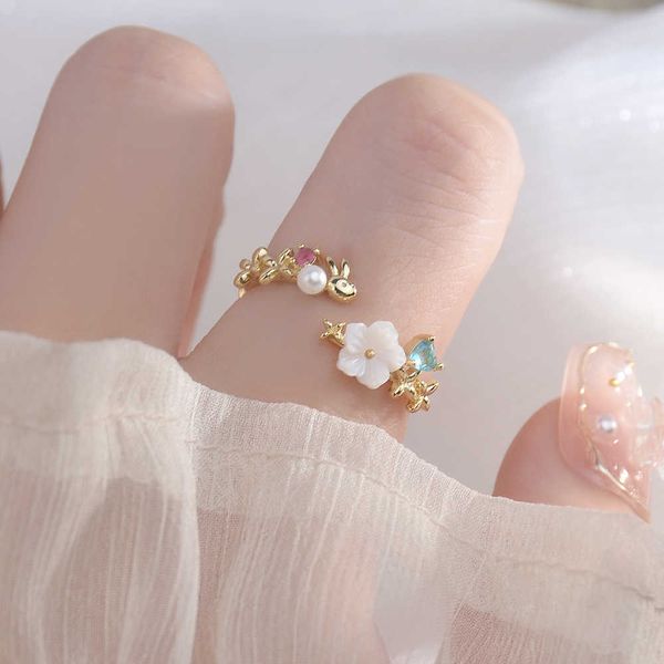 charm selling fashion women's ring cute rabbit animal rings opening adjustable shiny zirconl ring 2022 new jewelry gift g230320, Golden
charm selling fashion women's ring cute rabbit animal rings opening adjustable shiny zirconl ring 2022 new jewelry gift g230320, Golden