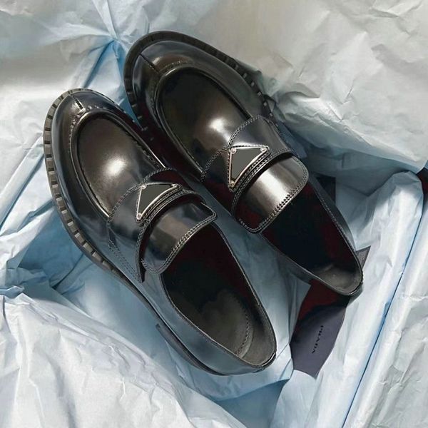 women loafers designer shoes luxury lady rubber platform leather shoes chunky triangle round head sneaker pointed thick bottom, Black
women loafers designer shoes luxury lady rubber platform leather shoes chunky triangle round head sneaker pointed thick bottom, Black